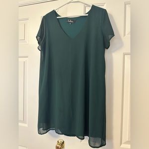 Lulus dark green dress! One of my favs!